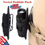 Tactical Flashlight Holster Duty Belt Pouch Rotatable Clip 360 Degree Holder Us.. Fixed Price $5.65.