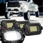 4 Pcs Pure White Rock Lights, 60 Chips For Trucks Utv Atv Rzr With.... Fixed Price $93.48.