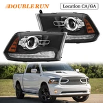 Black 2013-2018 Dodge Ram 1500 2500 3500 Led Drl Projector Headlights Headlamps. Fixed Price $166.00.