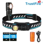 Trustfire MT15 1000LUMEN W/ Rechargeable Led Headlamp Headlight Flashlight Tf/. Fixed Price $31.99.