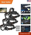 3PACK Rechargeable For Adults, 3000 Super Bright Led Rec.... Fixed Price $75.33.
