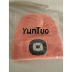 Yuntuo Kids Beanie Hat With Built-in Led Light Headlamp Winter Knit Cap Pink. Fixed Price $9.99.