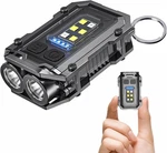 Rechargeable Small Keychain Flashlight, 500 Lumens Usb Charging Edc Black. Fixed Price $18.69.