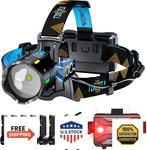 Tiroflx 12 Modes 210000 Lux Headlamp Motion Sensor Red Warning Zoomable Energy. Fixed Price $52.63.