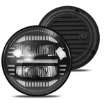 New 1000% Bright Anti-glare 7 Inch Led Headlights Round Compatible With Jeep .... Fixed Price $123.29.