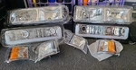 New Feberg Complete Chevy Headlights 1992-99 Yukon 1988-1998 C/k 1500. Fixed Price $200.00.