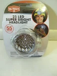 Finelife Tool Products 25 Led Super Bright Headlight, 55 Lumen, Adjustable Strap. Fixed Price $11.95.