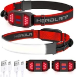 Nesdcc Rechargeable 2-PACK Flashlight Hard Hat. Fixed Price $56.73.