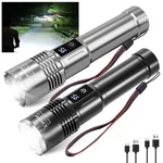 2PCS Super Bright 9900000LUMEN Led Rechargeable Tactical Flashlights. Fixed Price $19.98.