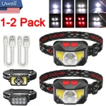 Cob Led Headlamp Headlight Flashlight Torch Usb Rechargeable Waterproof Sensor. Fixed Price $16.95.