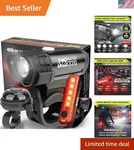 Gator 320 Usb Rechargeable Bike Lights Set: Super Bright 550 Lumens Safety Kit. Fixed Price $37.99.
