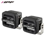 Ipf S-632 2INCH Led Driving Lamp 2200LM 27000CD 6000K Cube 2PCS Guard Waterproof. Fixed Price $215.00.