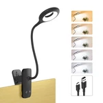 Hecdstly Clip On Light Rechargeable With Large Clamp, 17.3 Inches, Black. Fixed Price $20.07.