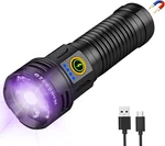2-IN-1 Powerful Blacklight Led Flashlight Uv&high Lumens Tactical Rechargeable. Fixed Price $39.79.