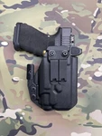 Black Kydex Iwb Claw Holster For Glock 19 23 Streamlight TLR-8. Fixed Price $54.99.