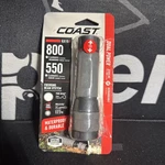 Coast Dual Power Waterproof Flashlight (GX15). Fixed Price $15.00.