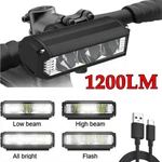 Super Bright Led Bike Usb Rechargeable Bicycle Front Headlight Waterproof. Fixed Price $13.69.