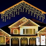 98FT Christmas Lights Outdoor, 1280 Led Waterproof Modes String With .... Fixed Price $55.76.