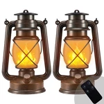 Outdoor Lantern Hanging Vintage Led Waterproof Camping Lamps With Dancing Fla.... Fixed Price $46.25.
