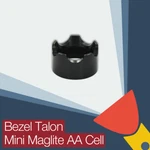 Crenellated Strike Bezel Talon Face Cap Mini Maglite Aa Cell Flashlight. Fixed Price $19.95.