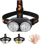Led Headlamp 3600MAH Rechargeable, 2400 Lumen, Colors Bright, Motion Sensor, W. Fixed Price $25.99.