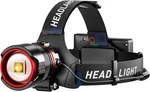 Yuseub 99000 Lumen Rechargeable Headlamp, Motion Sensor, 12 Modes, Waterproof. Fixed Price $32.29.