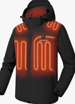 Venustas Men's Heated Jacket With Battery Pack- Black- Size. Fixed Price $72.00.