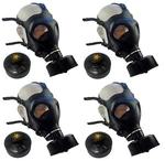 Kyng Tactical Israeli 4-PACK Respirator Gas Mask W/ Sealed 40MM Filter New. Fixed Price $130.46.