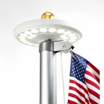 26 Led Solar Powered Flag Pole Light Auto Active Super Bright Outdoor Waterproof. Fixed Price $16.49.