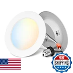 Anwio Recessed Lighting 4 Inch, 5CCT Flat Retrofit Led Lights Can Needs. Fixed Price $40.81.