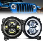 Suparee 9 Inch Led Headlights With Drl Hi/low Beam For Wrangler Jl Gladiator Jt. Fixed Price $157.06.