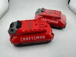 2-PACK Genuine Craftsman CMCB202 20V Max 2.0AH Rechargeable Battery. Fixed Price $34.47.