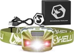 Usb Rechargeable Led Headlamp Ultra Light 2.4 Oz & Bright 180 Lumens Red/w. Fixed Price $25.58.