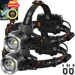 Nj Forever Led Rechargeable Headlamp, 3000 Lumens Super Bright Black. Fixed Price $72.98.