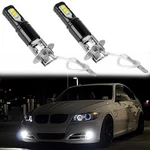Pair H3 Cree Led Fog Bulb Kit 6000K White High Power 200W Headlight Drl. Fixed Price $11.99.