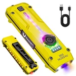 V Flat Edc Flashlight Rechargeable 1200 High Lumens Rgb,magnetic Base Small.... Fixed Price $48.55.