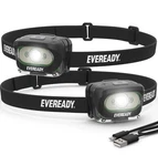 Eveready Rechargeable Led Headlamps (2-PACK), Light.... Fixed Price $14.98.