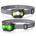 Hokoiln Rechargeable Headlamp, 2 1400 Lumens Led Headlamps Pack, Gray. Fixed Price $28.88.