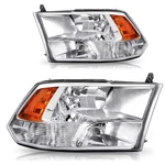 Factory Quad Style Chrome Housing Amber Corner Headlight Headlamp For 2009 .... Fixed Price $153.62.
