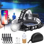 Rechargeable Spot-and Floodlight Headlamps For Hunting Camp Hiking Jobs. Fixed Price $42.27.