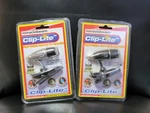 Lot Of 2 Clip Lites - Batteries Included Item 0397 Miraclebeam Red And Blue New. Fixed Price $14.99.