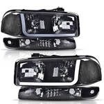 PIT66 Led Drl Bar Headlights Assembly, Compatible With 1999-2006 Gmc Sierra /200. Fixed Price $187.99.