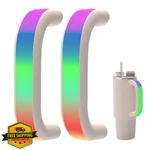 Led Light-up Tumbler Handle For Stanley 40/30OZ Rechargeable Waterproof Pink. Fixed Price $27.99.