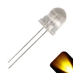 5 X 10MM Yellow Gold Ultra Bright Water Clear Round Top Leds Light Car. Fixed Price $8.90.