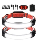 Led Headlamp Flashlight, 1000LM 230 Wide-beam Usb Rechargeable Pack Orange. Fixed Price $20.00.
