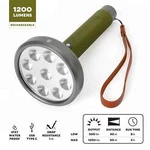 Swiss Tech 1200 Lumen Led Flashlight, Rechargeable Battery, 1.76 Lb. Fixed Price $53.95.