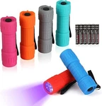 Everbrite 6PK Black Flashlight Uv Mini 18AAA Batteries Included. Fixed Price $12.99.