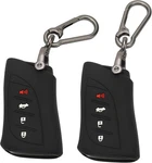Tomall 2 Pack For Lexus Fob Cover With Keychain, 4 Buttons Silicone Rubber. Fixed Price $17.09.
