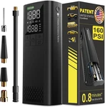Bbd Car Tire Inflator Portable Air Compressor, 0.8 Min Full Inflation 160PSI. Fixed Price $35.00.