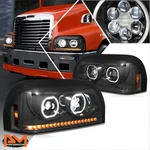 For 96-10 Freightliner Century Class Led Sequential Signal Projector Headlights. Fixed Price $540.89.